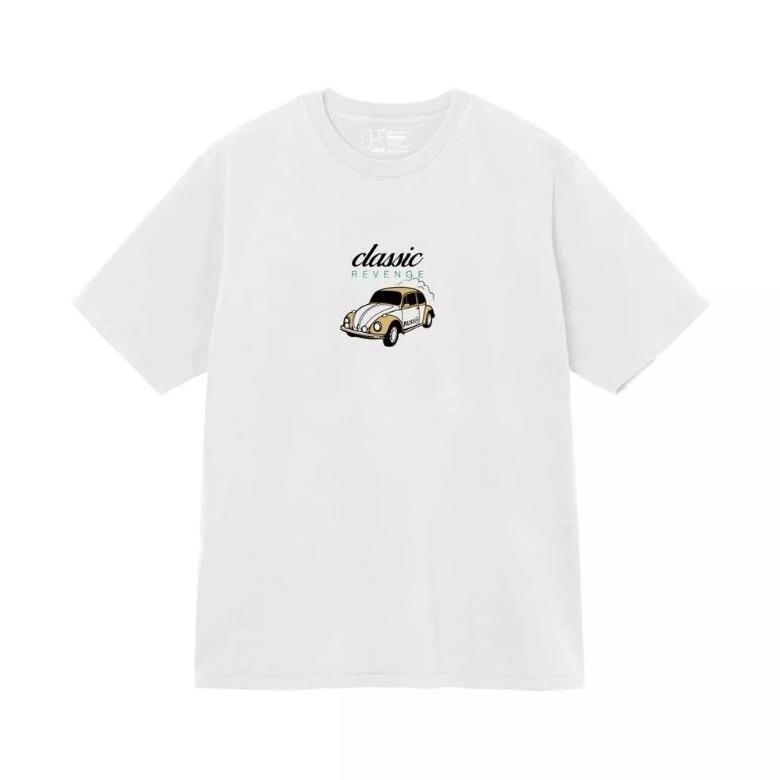 Promo T-Shirt Kaos Russ.Co Classic White Unisex Katun