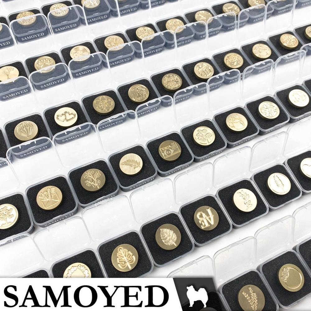 

Stempel / Cap Lilin Segel Surat / Undangan / Seal / Sealing Wax Stamp Samoyed WXST C