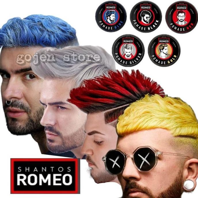wax warna ROMEO SHANTOS SUAVECITO pomade silver merah ungu hitam gold biru  Hijau MURAH