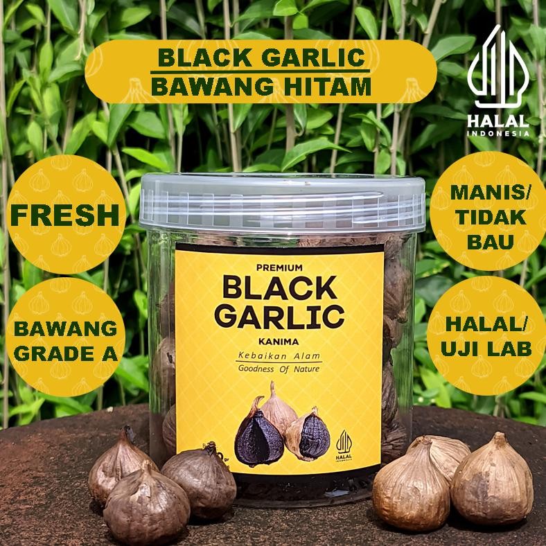 

Black Garlic Bawang Hitam Tunggal 250 Gram Kanima Kualitas Premium | bawang tunggal lanang | black garlic joss | bawang tunggal hitam | black garlik bawang lanang tunggal | bawang lanang hitam