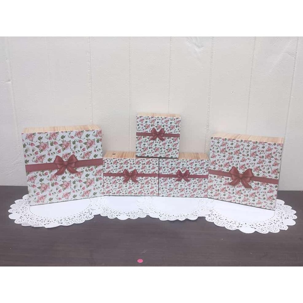 100 Pcs Dus Nasi, Kotak Nasi, Box Nasi, Dus makanan, Dus Catering, Dus Modern Ukuran 18x18