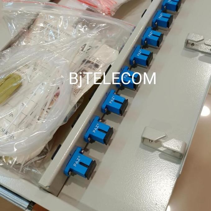 Odf 12 Core Sc Lengkap Adapter Sc Paz/ Otb 12 Core Paz Lengkap Adapter New Stok