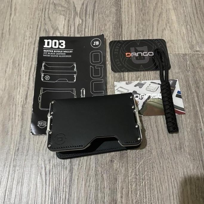 Grosir Dango D03 Dapper Bifold Wallet Jetblack