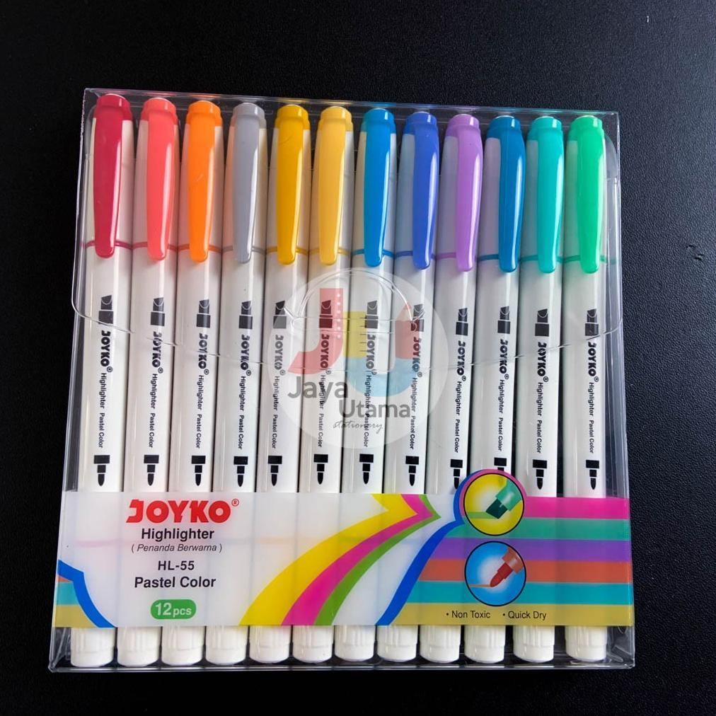 

Joyko Highlighter Penanda HL 55 1 Set 12 Pcs 12 Warna
