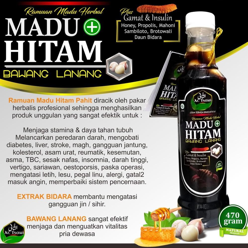 

...(COD) Madu Hitam Pahit Bawang Lanang Attsani