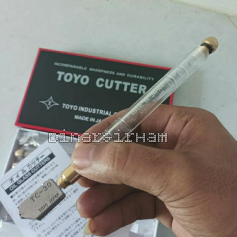 Alat Potong Kaca Minyak Toyo TC 30 Original TOYO TC30 Glass Cutter TC-30 Asli Japan