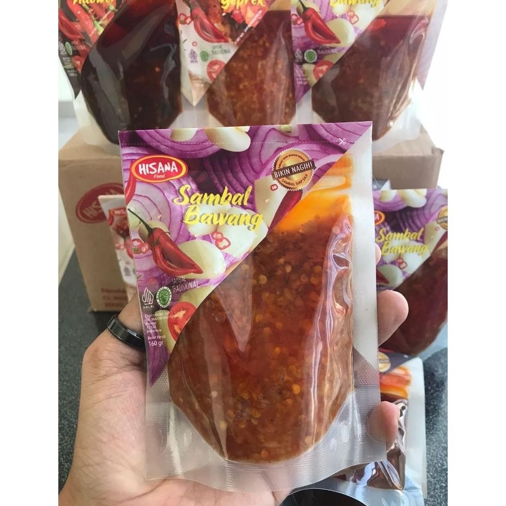 

Bundling - Paket Hemat Sambal Hisana 3pcs! Sambal Geprek, Sambal Bawang, Sambal Ndower