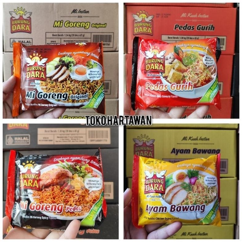

Mie instan burungdara reborn 1 Dus 20pc 4 varian rasa