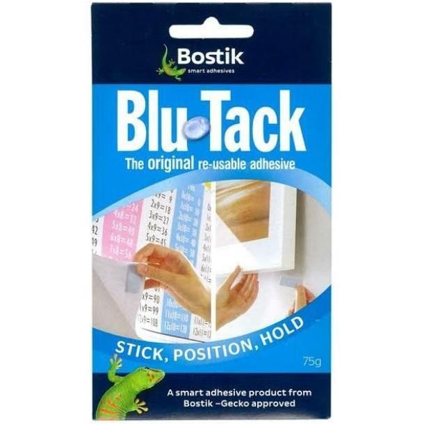

BRG BARU BOSTIK BLU TACK REUSABLE ADHESIVE 75G (PEREKAT SERBAGUNA)