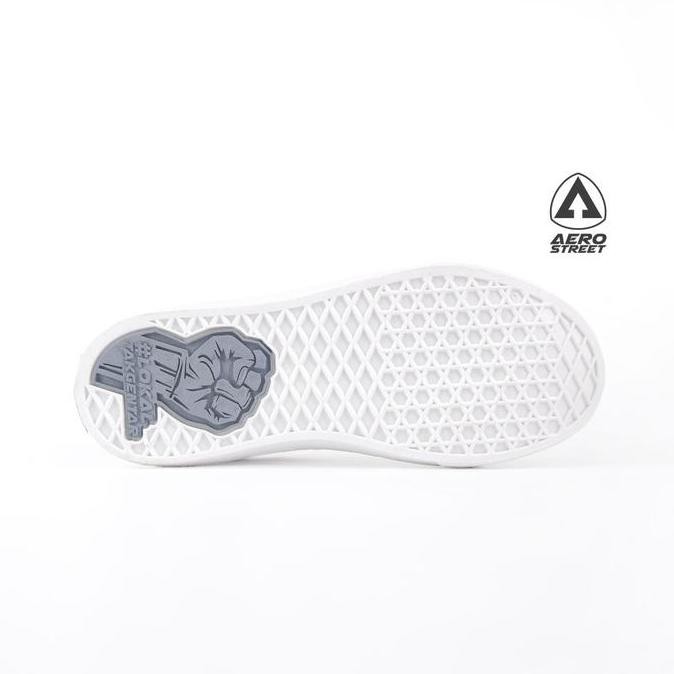 Aerostreet Arrow Putih - Sepatu Sneaker Casual Pria Wanita Aero