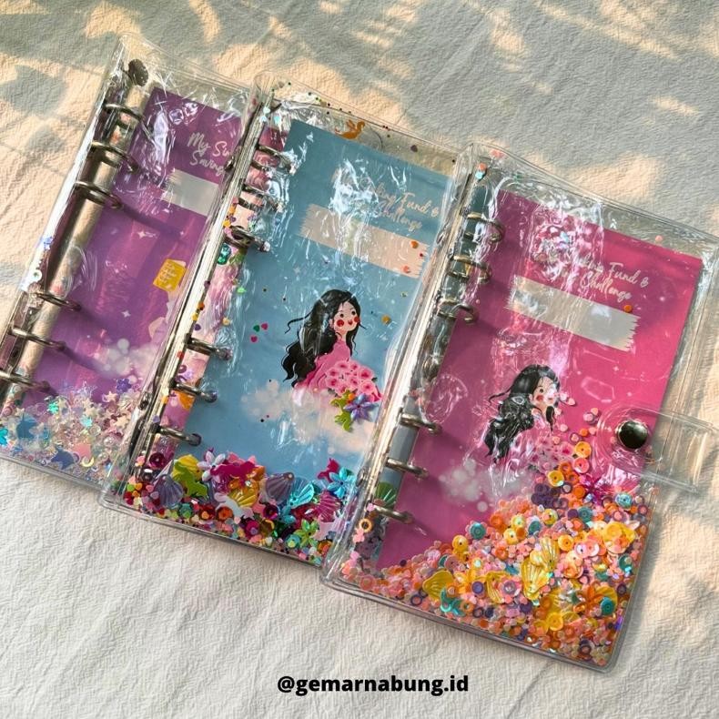 

Paket binder nabung & keuangan lengkap Sequin 5 ziplock