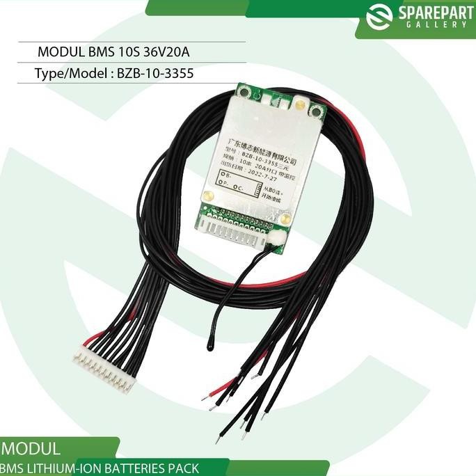 Terlaris BMS Modul 10S 36V20A BMS for Ebike Lithium ion batteries pack SALE