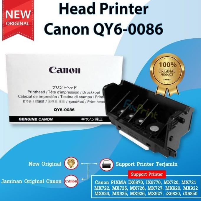 Print Head Printer Canon Ix6770 Ix6870 Mx720 Mx721 Mx722 Mx726 Mx727 New Stok
