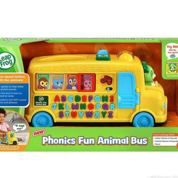 LeapFrog Alphabet Phoenic Bus Leap Frog Alphabet Fun Animal Bus