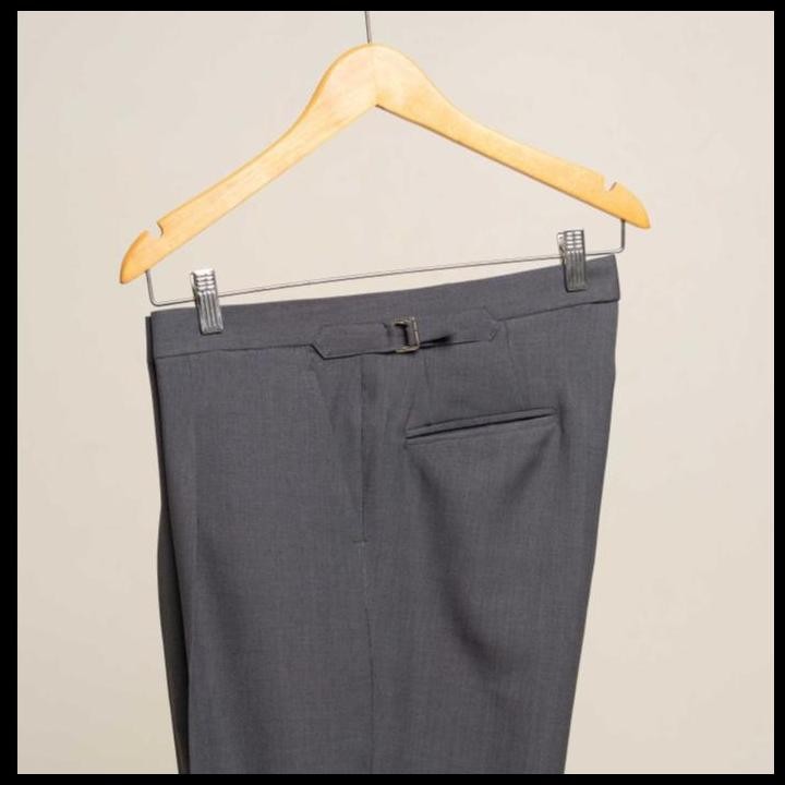 Best Grey Merino Wool Trousers High Quality