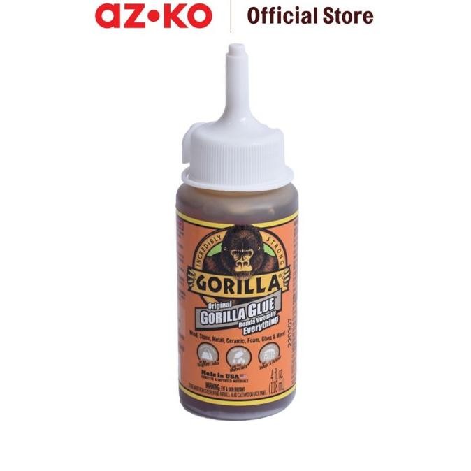 

TERMURAH AZKO Gorilla 118 Ml Lem Original - Cokelat