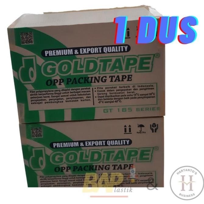 

MURAH 1 Dus Lakban GOLDTAPE 2 inch 90 yard