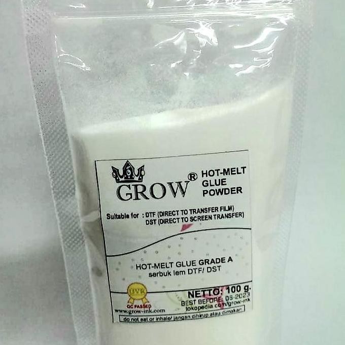 

DISKON DTF Hot Melt Glue repack 100gr | Lem Sablon DTF | Bubuk Lem | Serbuk