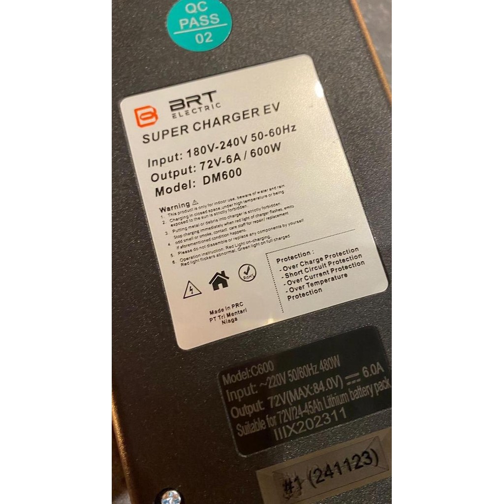 SUPER CHARGER EV 2 / CHARGER BATTERY EV BRT