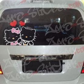 

HOT SALE stiker kaca mobil hello kitty