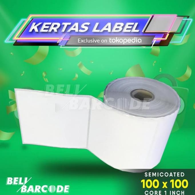 

SALE STIKER LABEL SEMICOATED 100X100 - 100 X 100 1LINE @500