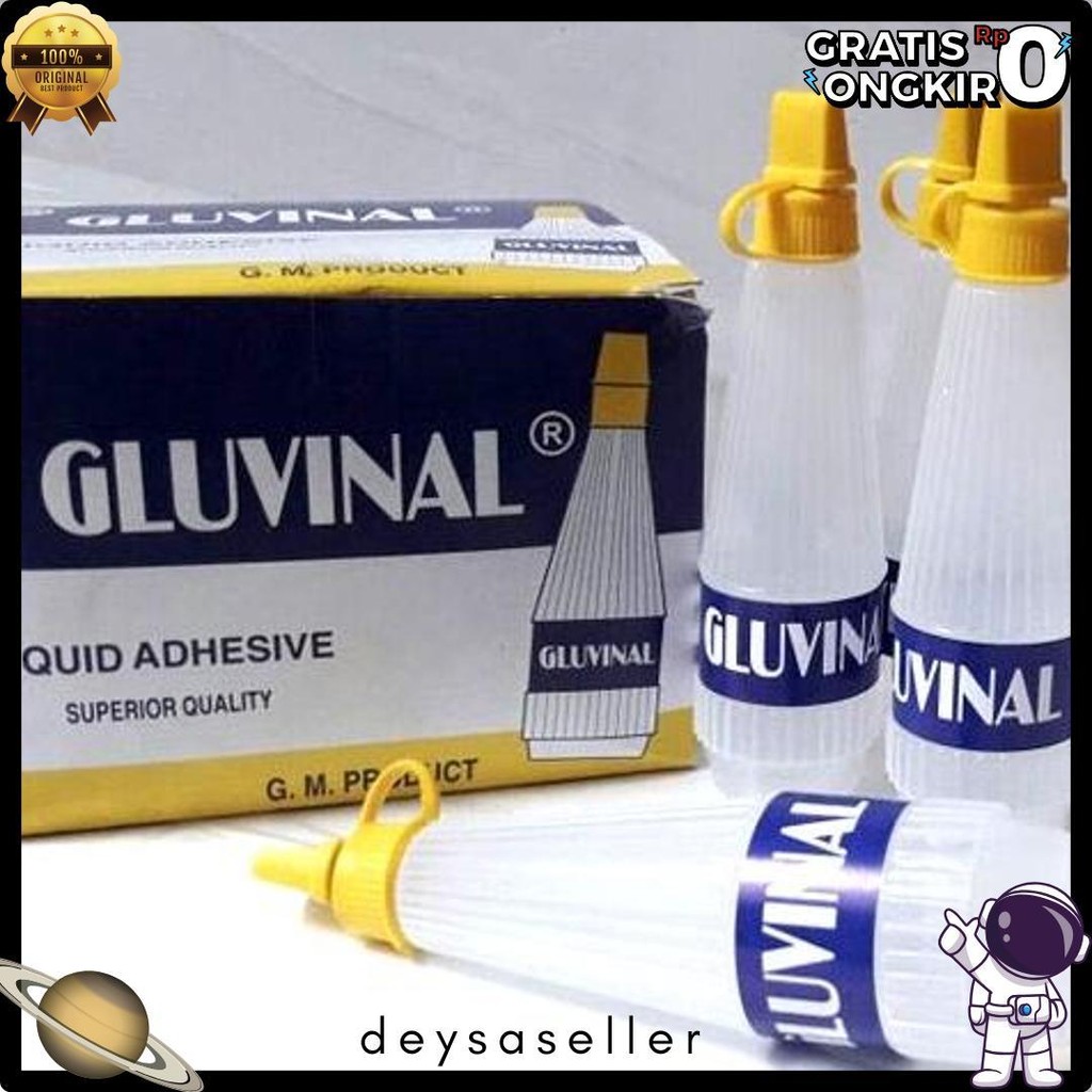 

Lem Kertas Gluvinal Kecil 22 Ml (1 Pak Isi 24 Pcs) Grosir Terlengkap Dan Termurah