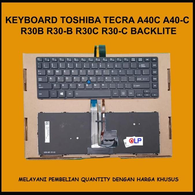 Keyboard Toshiba Tecra R30B R30-B R40C R40-C R30C R30-C Backlight New Stok