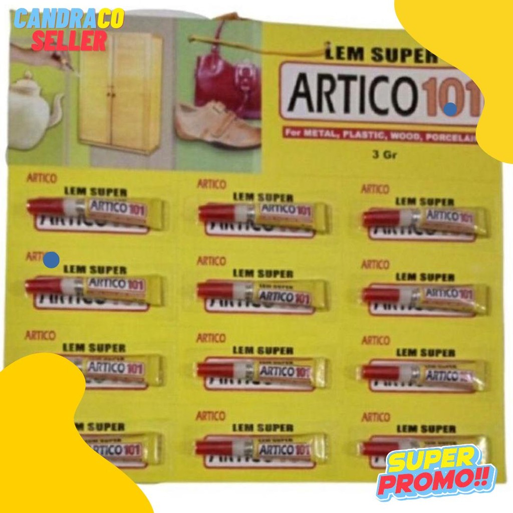 

(12Pcs) Lem Artico 101 Flash Sale! Diskon Hingga 70%