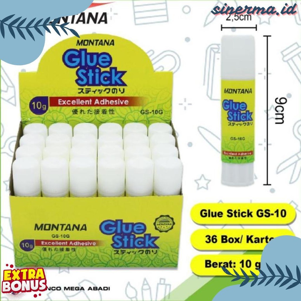 

Lem Stik Montana 10Gram No Odor Original Diskon