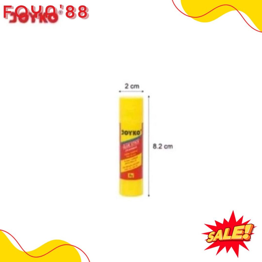 

(12Pcs) Glue Stick / Lem Batang Joyko Gs-09 / 8Gr Flash Sale! Diskon Hingga 70%