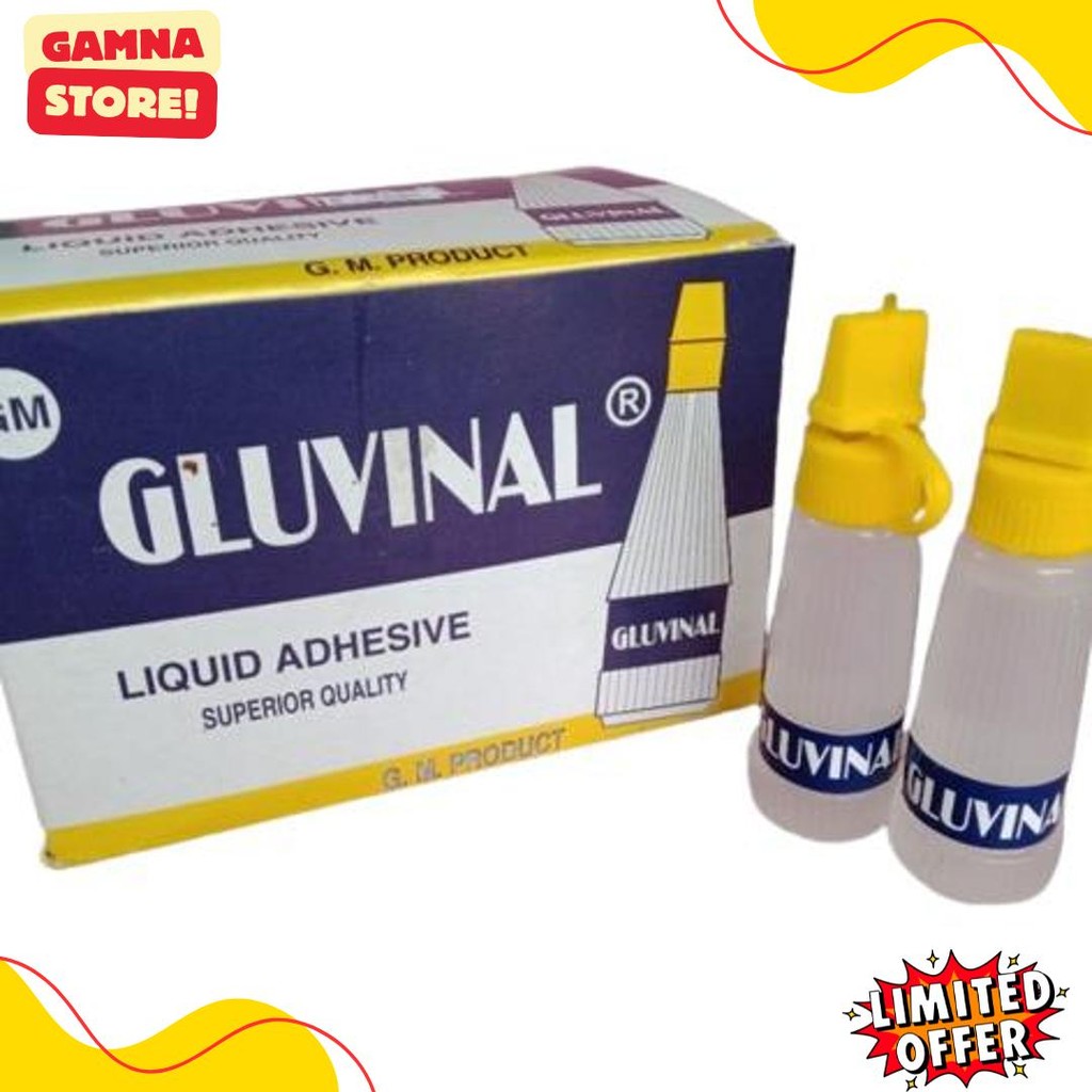 

Lem Kertas Gluvinal Kecil 22 Ml (1 Pak Isi 24 Pcs) Grosir Terlengkap Dan Termurah