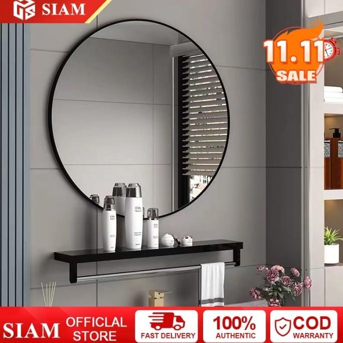 TERLARIS CERMIN AESTHETIC / KACA KAMAR MANDI / CERMIN KAMAR MANDI / CERMIN RIAS DINDING / CERMIN KAM