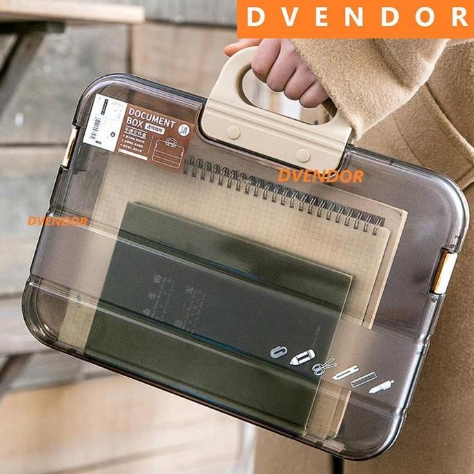 

READY TAS KOPER PLASTIK BAG TEMPAT PENYIMPANAN KOTAK TRANSPARAN ARSIP BERKAS NEW