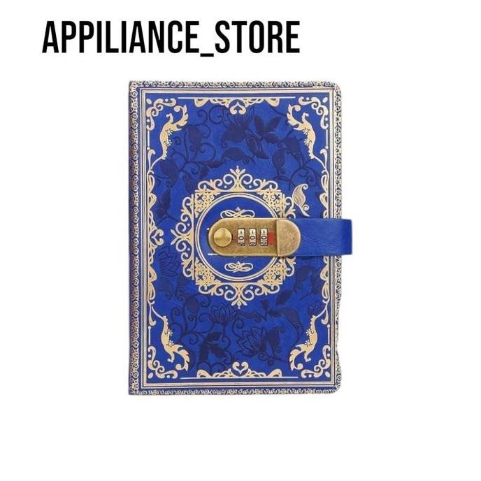 

READY Buku Diary Notebook Catatan Jurnal A5 200 Halaman with Lock - JJ-3 - Appiliance_Store NEW