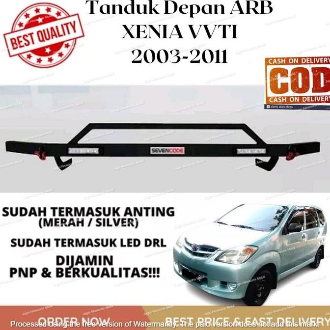 BUMPER BESI DEPAN BELAKANG PELINDUNG BEMPER MOBIL XENIA VVTI 2003-2011