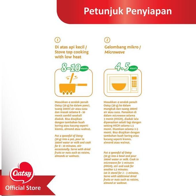 

Oatsy Oatmeal Rolled Oats 1Kg (Double Pack) Promo