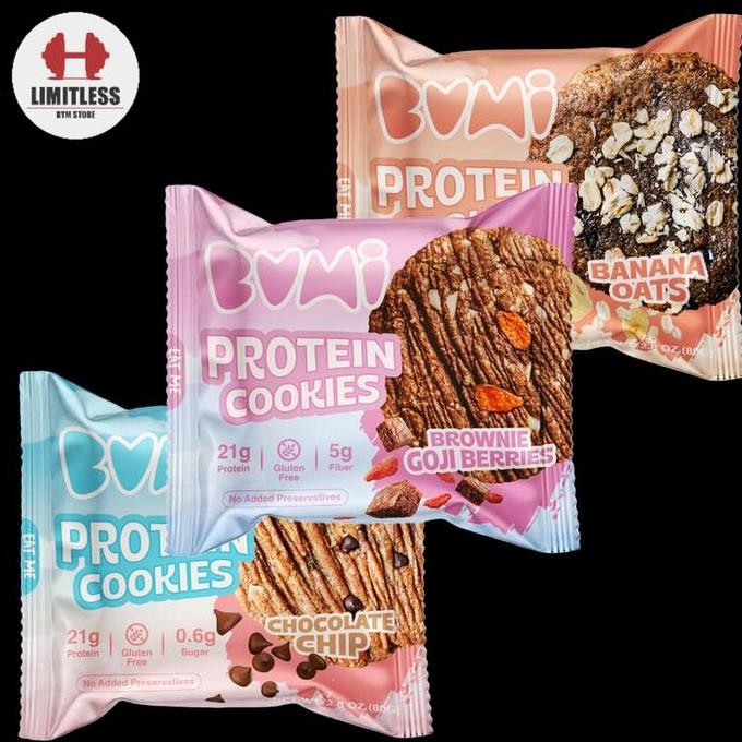 

Protein Cookies 80G By Bumi Healthy Diet Snack Vegan Cookie Oat Terlaris