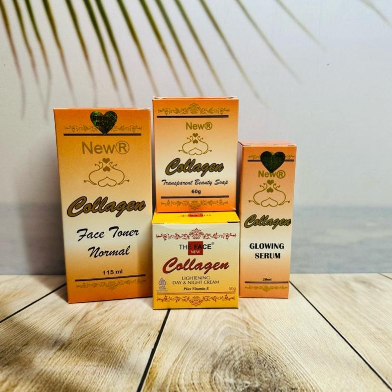 Ready (Bpom) Paket Cream Collagen Ori Lengkap 5 In 1