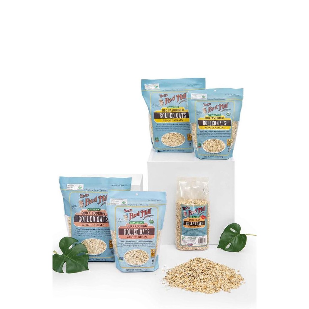 

Bob'S Red Mill Organic Quick Cooking Rolled Oats 454 Gr Best Seller