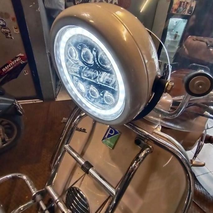 Tersedia lampu daymaker vespa lxv