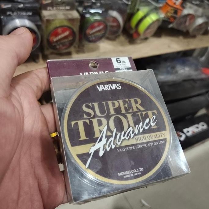 Tersedia Senar pancing varivas super trout advance senar nylon