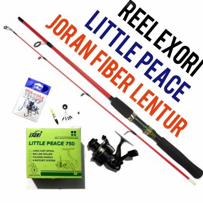 Tersedia set joran pancing sambung 150 reel exori kualitas premium harga murah