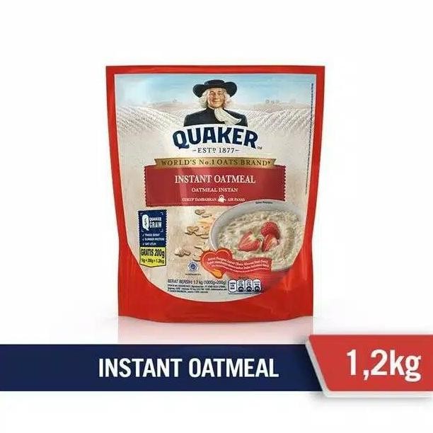 

Quaker Instant Oatmeal 1200Gr 1200 Gr Terbaru