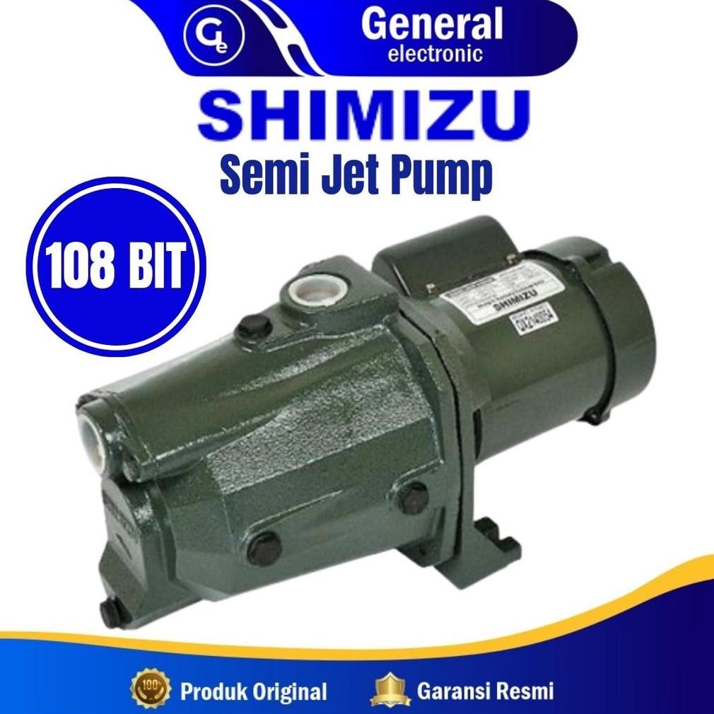 Produk Baru Jet Pump Shimizu Semi Otomatis JET-108BIT | Pompa Sumur Dalam