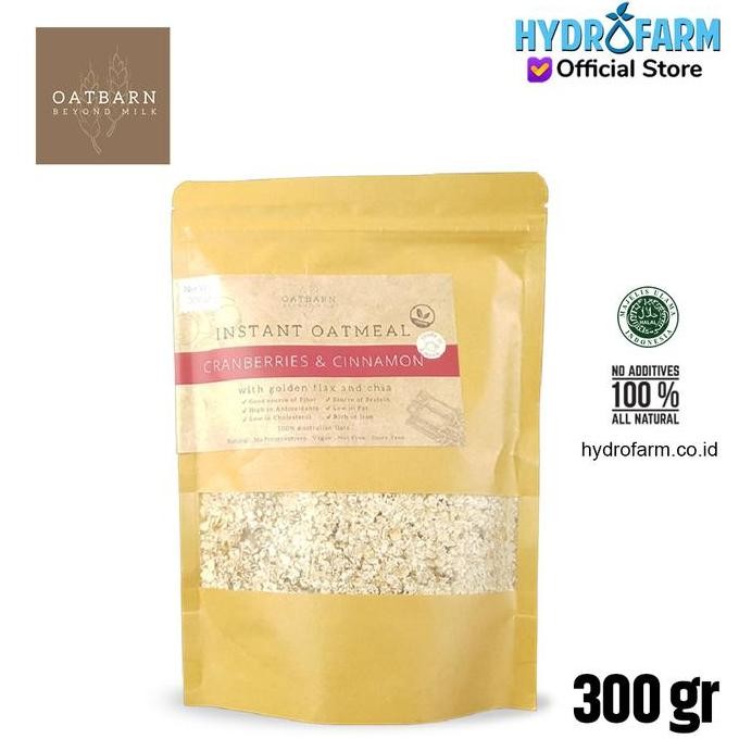 

Oatbarn - Instant Oatmeal Cranberry & Cinnamon ( 300Gr ) Terbaru