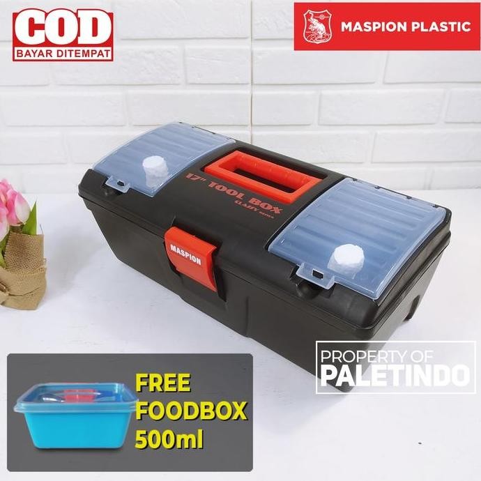 Tersedia Tool Box Kotak Pancing Maspion Classy 17"