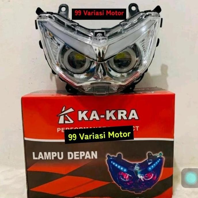 Tersedia LAMPU DEPAN NMAX OLD HEADLAMP REFLEKTOR LED PROJIE AES SEN