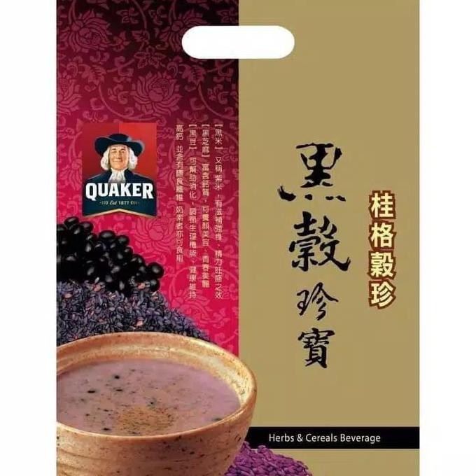 

Quaker Oat Taiwan Oatmeal Wijen Hitam Sarapan Instan Cepat Siap Saji Terbaru