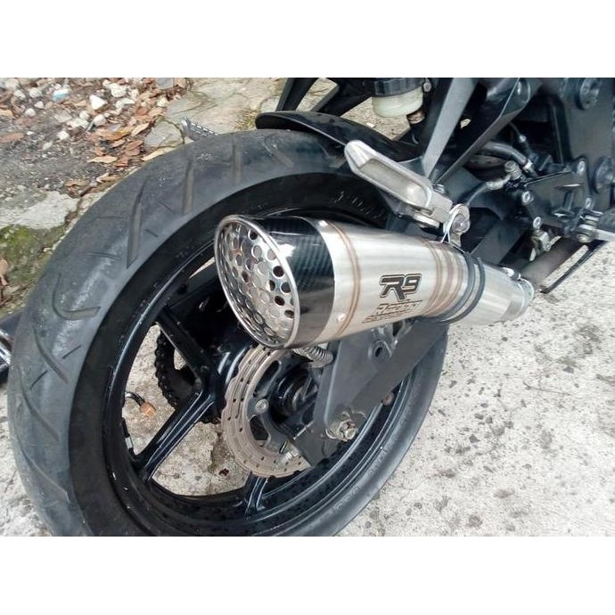 Knalpot Racing R9 H2/Slip On/Ninja 250 New/Fi/Carbu/Cbr 250Rr/Cbr150