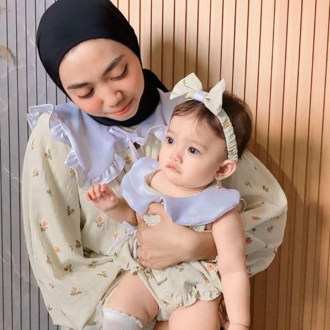 Couple Mom & Kids Mika Romper Bayi Dan Tunik Busui Baju Kembaran Ibu & Bayi Newborn By Mybee